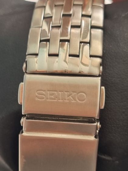  Seiko Chronograph 40มม. ระบบทำงานทุกปุ่ม กระจกใสปิ๊ง ตัวเรือนสาย เงาวับ สายยาว 17 cm ข้อมือ 6.5-7 นิ้ว ใส่ พอดี รูปที่ 10