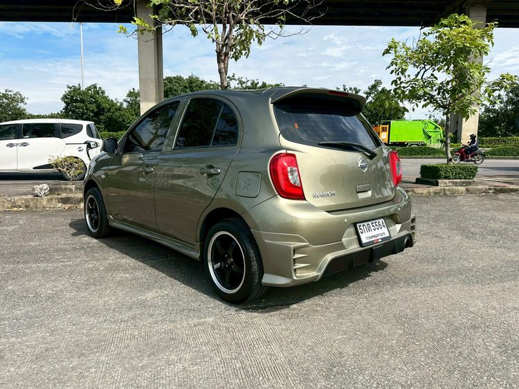 Nissan March 2018 1.2 E Sedan เบนซิน ไม่ติดแก๊ส เกียร์อัตโนมัติ เขียว รูปที่ 4