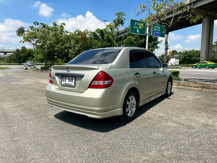 Nissan Tiida 2011 1.6 S Sedan เบนซิน LPG เกียร์อัตโนมัติ น้ำตาล รูปที่ 4