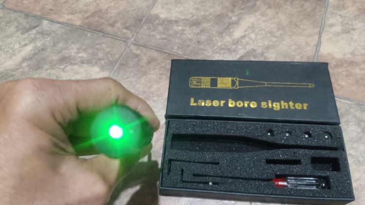 Laser bore sighter