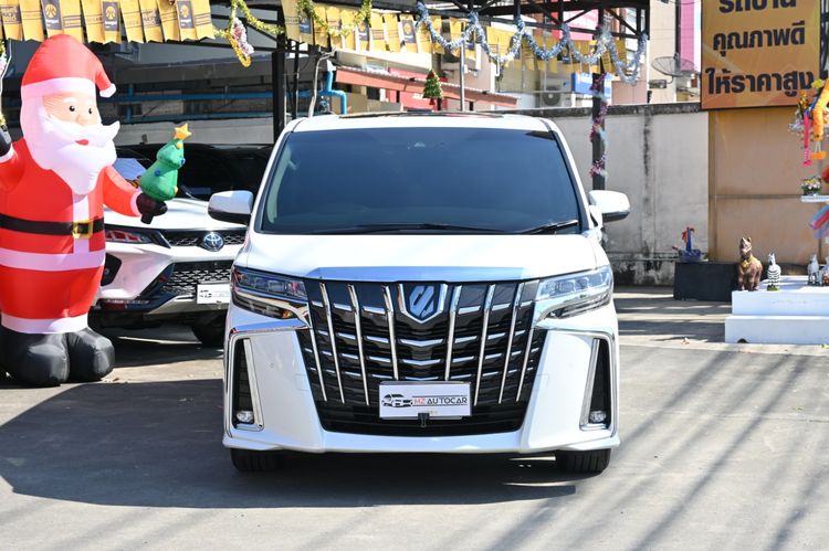 Toyota Alphard 2021 2.5 S C-Package Van เบนซิน ไม่ติดแก๊ส เกียร์อัตโนมัติ ขาว รูปที่ 2