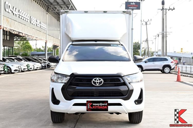 Toyota Hilux Revo 2022 2.4 Entry Pickup ดีเซล ไม่ติดแก๊ส เกียร์ธรรมดา ขาว รูปที่ 2