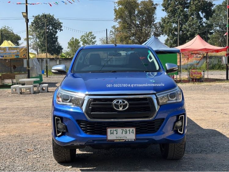 Toyota Hilux Revo 2017 2.4 E Prerunner ดีเซล เกียร์ธรรมดา น้ำเงิน