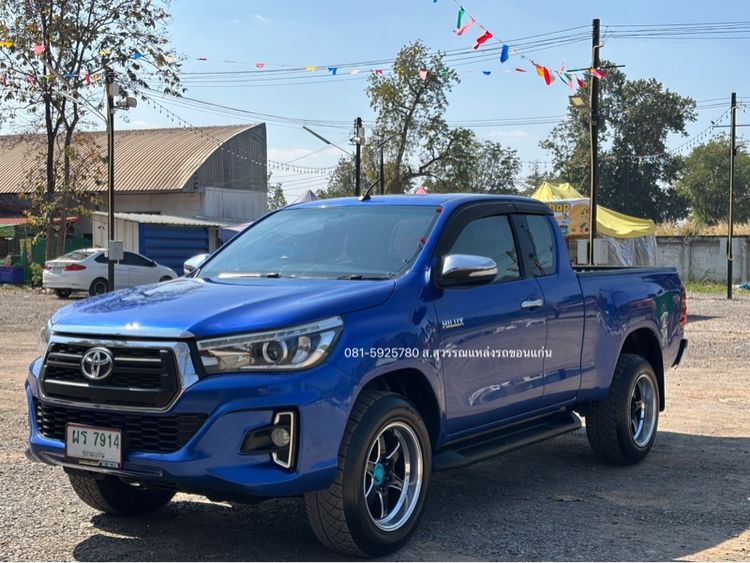 Toyota Hilux Revo 2017 2.4 E Prerunner ดีเซล เกียร์ธรรมดา น้ำเงิน รูปที่ 2