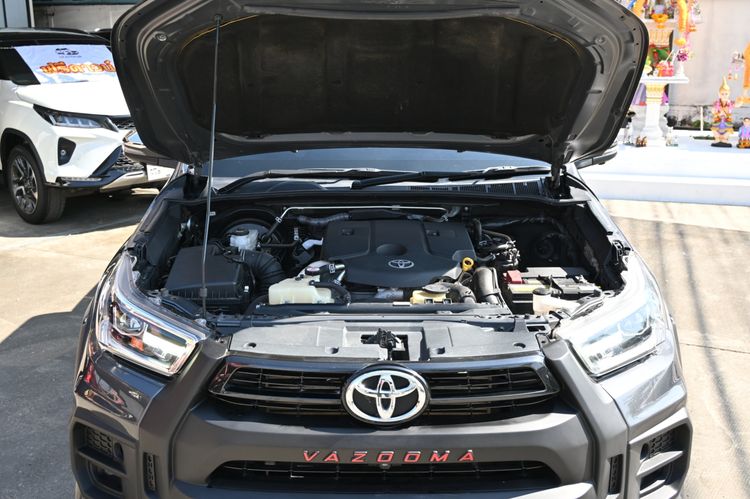 Toyota Hilux Revo 2022 2.4 Prerunner High Pickup ดีเซล ไม่ติดแก๊ส เกียร์ธรรมดา เทา รูปที่ 3