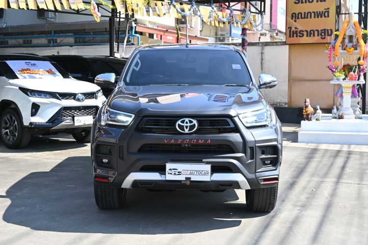 Toyota Hilux Revo 2022 2.4 Prerunner High Pickup ดีเซล ไม่ติดแก๊ส เกียร์ธรรมดา เทา รูปที่ 2