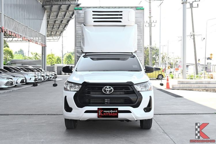 Toyota Hilux Revo 2023 2.4 Entry Pickup ดีเซล ไม่ติดแก๊ส เกียร์ธรรมดา ขาว รูปที่ 2