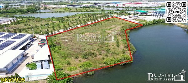 โดดเด่นที่สุดของที่เกือบ 5 ไร่ หน้ากว้างๆ 148 ม. ถมพร้อมสร้างโรงงาน น้ำไฟครบ เทรลเลอร์ลุยสบาย โซนพันท้าย - พระราม 2 KK5099S รูปที่ 2