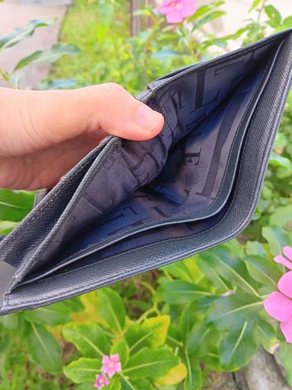 กระเป๋าสตางค์ Elle แท้ สีดำมือสอง รูปที่ 7