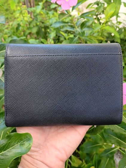 กระเป๋าสตางค์ Elle แท้ สีดำมือสอง รูปที่ 2