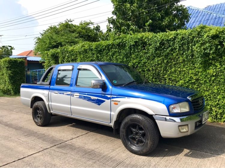 Mazda Fighter 2004 2.5 Mid Pickup ดีเซล ไม่ติดแก๊ส เกียร์ธรรมดา น้ำเงิน รูปที่ 4