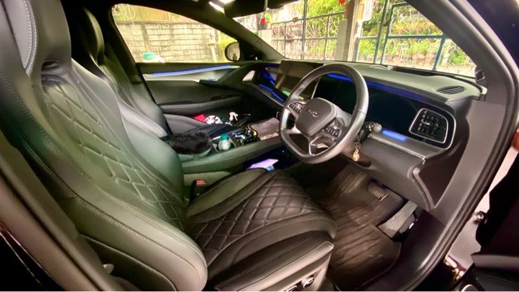 BYD Sealion 7 2024 Premium Utility-car ไฟฟ้า ไม่ติดแก๊ส เกียร์อัตโนมัติ ดำ รูปที่ 4
