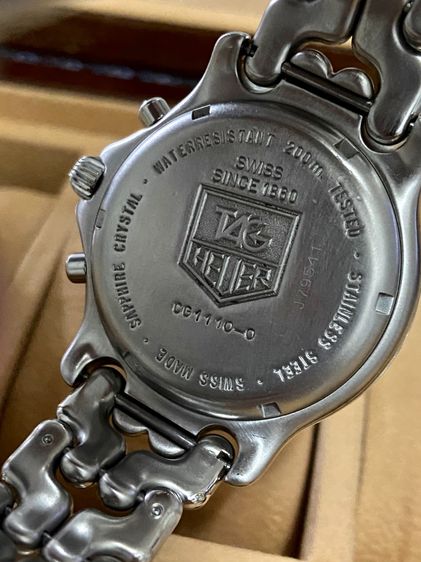 Tag Heuer หน้าดำ Chronograph รูปที่ 6