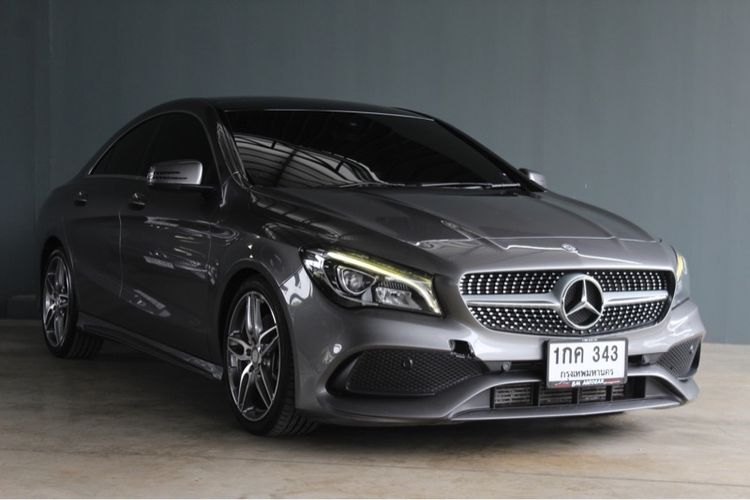 Mercedes-Benz CLA-Class 2018 CLA250 AMG Sedan เบนซิน ไม่ติดแก๊ส เกียร์อัตโนมัติ เทา รูปที่ 3