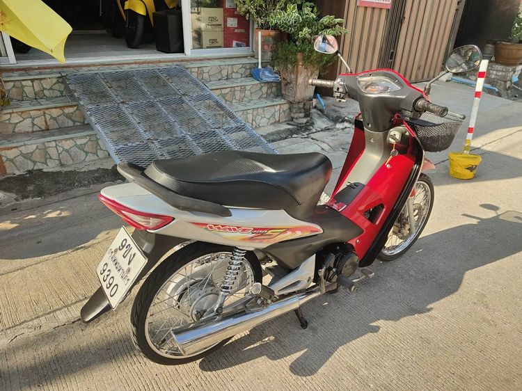 🛵ยังไงก็ขาย WAVE100S ปี 48 เครื่องดี สีสวย สตาร์ทเท้า เล่มชุดโอนครบ+เปลี่ยนถ่ายน้ำมันเครื่องฟรี ส่งฟรี30 ก.ม รูปที่ 7