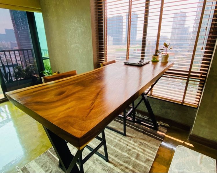 โต๊ะไม้สัก เคาเตอร์ 2 ที่นั่ง รูปที่ 3