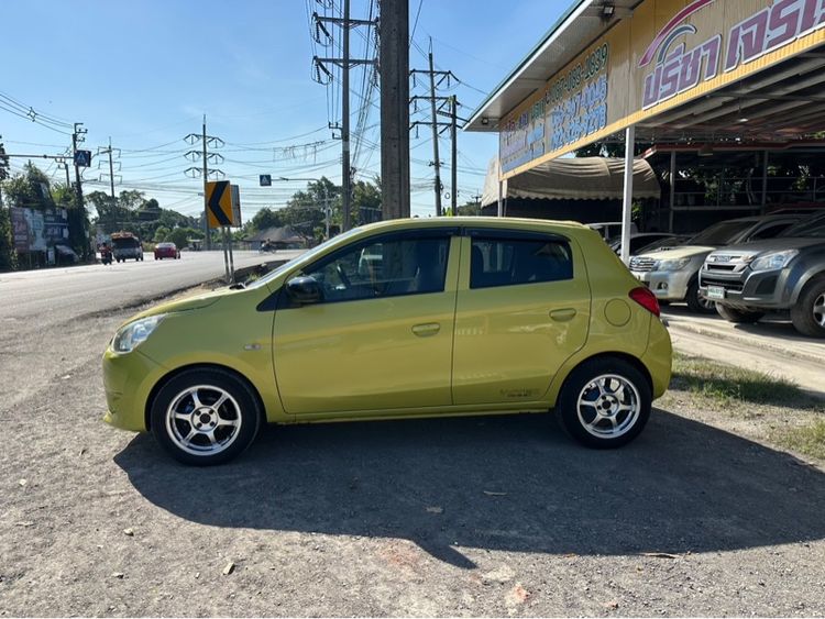 Mitsubishi Mirage 2012 1.2 GL Sedan เบนซิน ไม่ติดแก๊ส เกียร์อัตโนมัติ เขียว รูปที่ 4