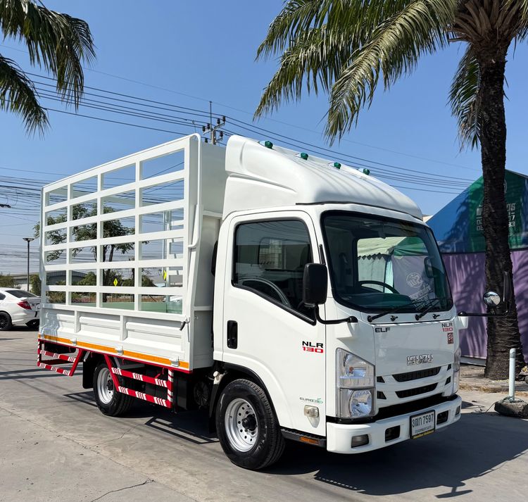 รถ ISUZU NLR 130 แรง ปี 2563 รถห้างแท้  กะบะเหล็กคอกสูง  ยาว 3.50 กว้าง 2.00 ม. รถมือเดียว สวยมาก รูปที่ 2