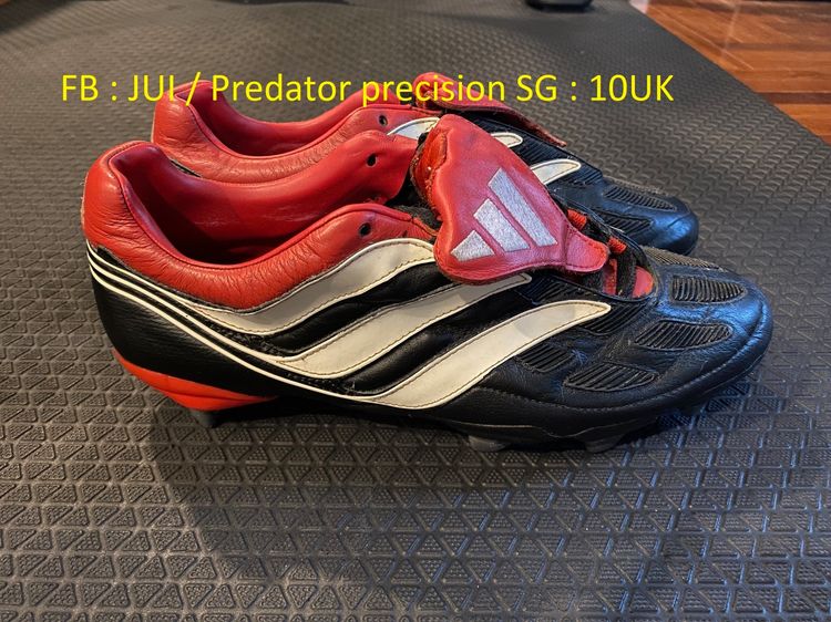 รองเท้าฟุตบอล อื่นๆ ผู้ชาย ดำ ขาย Adidas Predator Precision สี Original SG Size 10 UK