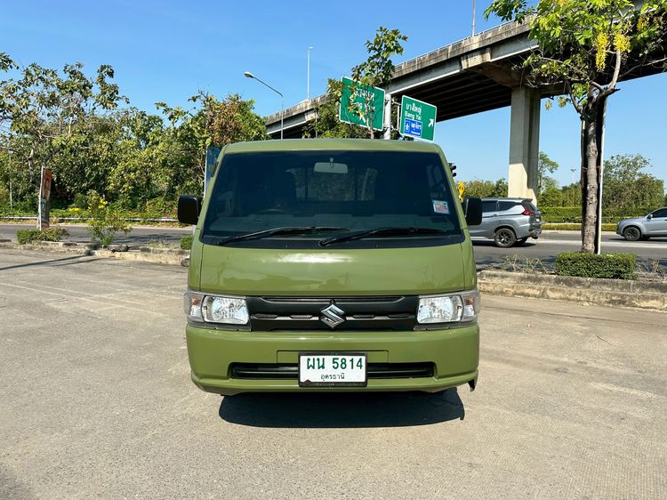 Suzuki Carry 2019 1.6 Pickup เบนซิน ไม่ติดแก๊ส เกียร์ธรรมดา เขียว รูปที่ 3