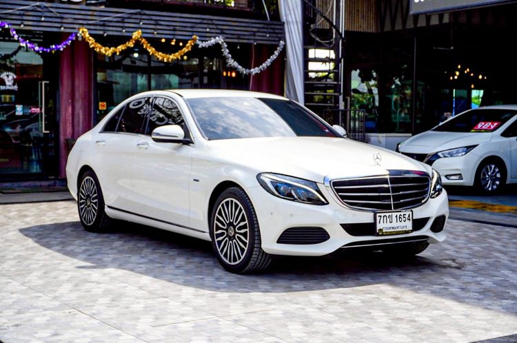 Mercedes-Benz C-Class 2018 C350 Sedan เบนซิน ไม่ติดแก๊ส เกียร์อัตโนมัติ ขาว รูปที่ 3