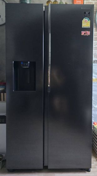 ตู้เย็นไซด์-บาย-ไซด์ Samsung ขายตู้เย็น SIDE BY SIDE ยี่ห้อ Sansung สีดำ ขนาด 22.4 คิว ระบบ Invester ขนาดใหญ่ความจุ 22.4 คิว กดน้ำ ทำน้ำแข็ง 2 ขนาด ตัวเครื่องสภาพสวย
