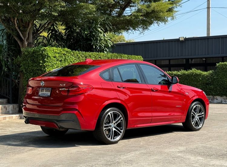 BMW X4 2018 2.0 xDrive20d M Sport 4WD Utility-car ดีเซล ไม่ติดแก๊ส เกียร์อัตโนมัติ แดง รูปที่ 3
