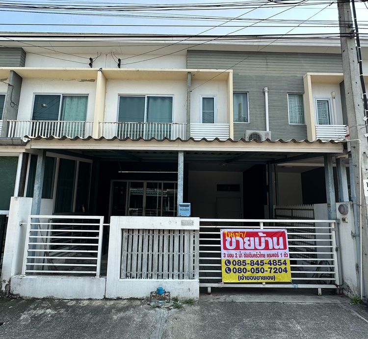 Pruksa มีบางส่วน 2012 ให้เช่า Rental The Connect Chaengwattana Townhome รูปที่ 2