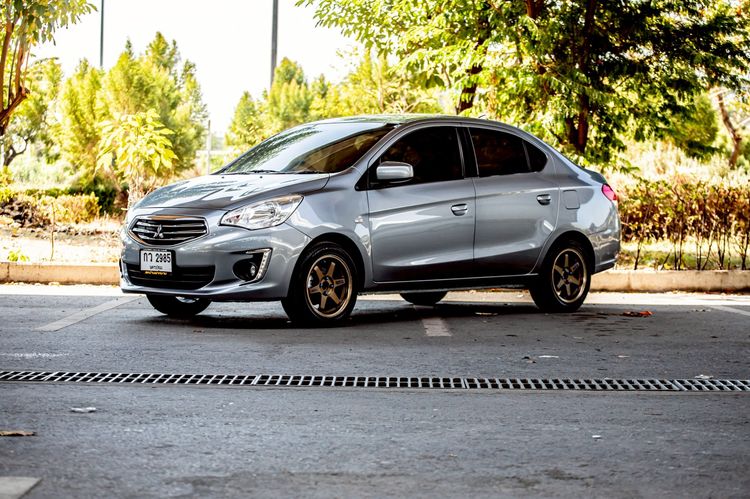 Mitsubishi Attrage 2015 1.2 GLS Sedan เบนซิน เกียร์อัตโนมัติ เทา รูปที่ 3