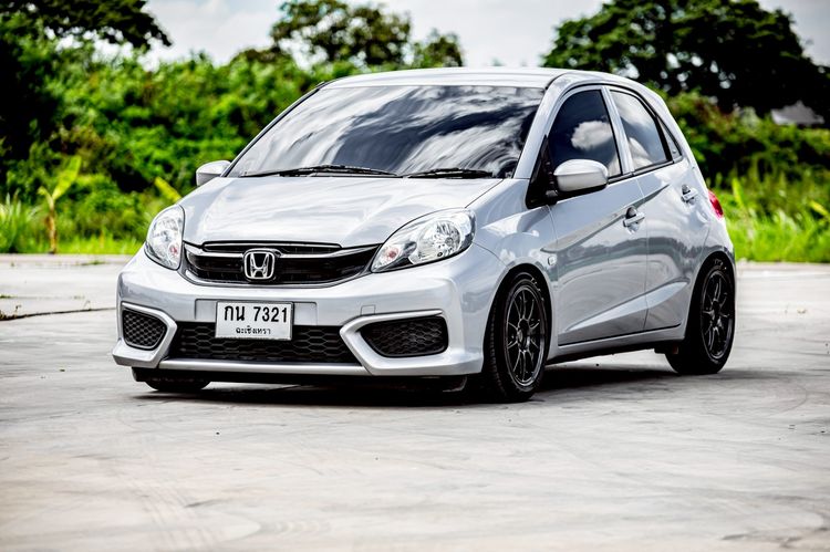 Honda Brio 2018 1.2 V Sedan เบนซิน เกียร์อัตโนมัติ เทา