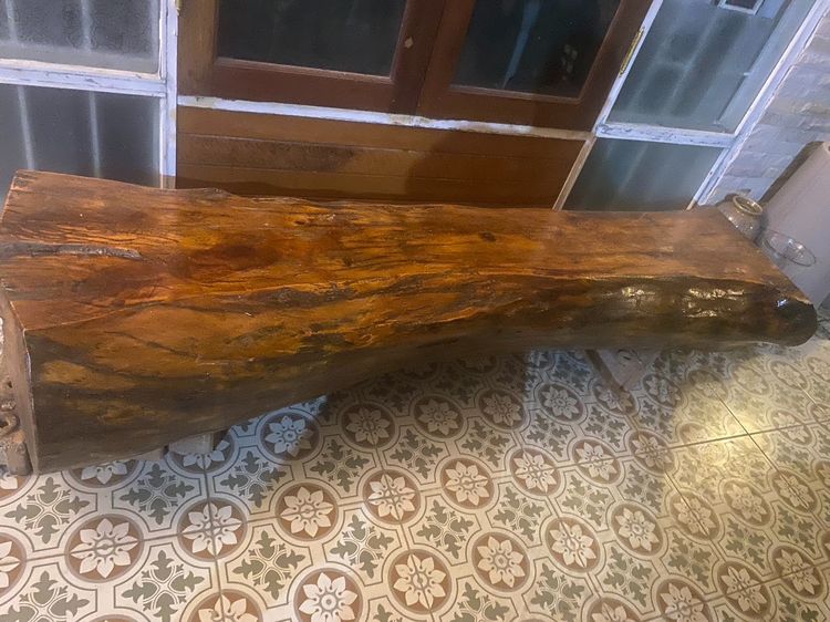 เก้าอี้ทรงกลม อื่นๆ น้ำตาล ตอไม้มาฮอกกานี แท้ธรรมชาติ ราคาถูก