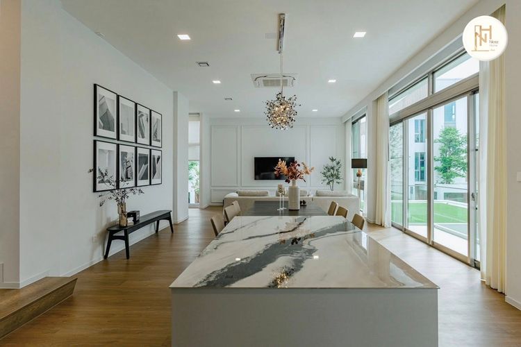 ตกแต่งครบ ขายบ้านเดี่ยว  VIVE Rama 9  บ้านสไตล์อบอุ่น  ใกล้โรงเรียนนานาชาติเวลลิงตัน รูปที่ 3