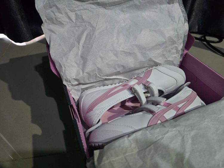 Onitsuka Tiger MEXICO 66 TGRS Ballet เบอร์ 40 สีขาวชมพู รูปที่ 4