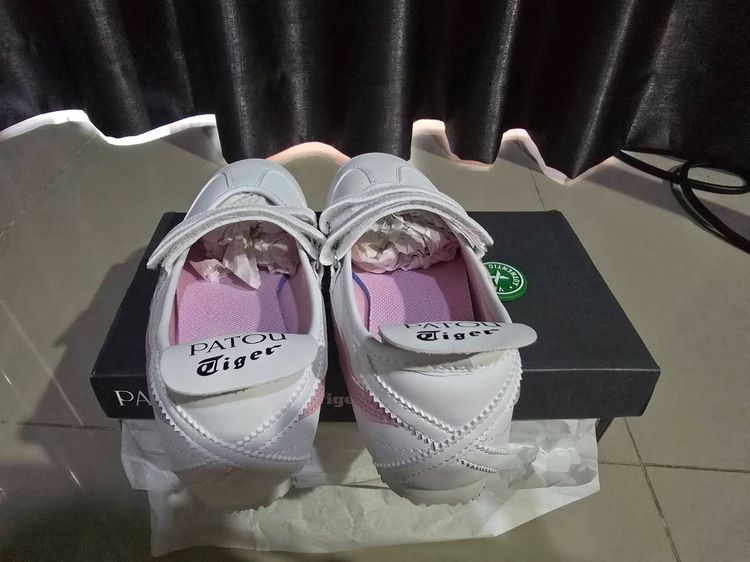 Onitsuka Tiger MEXICO 66 TGRS Ballet เบอร์ 40 สีขาวชมพู รูปที่ 3