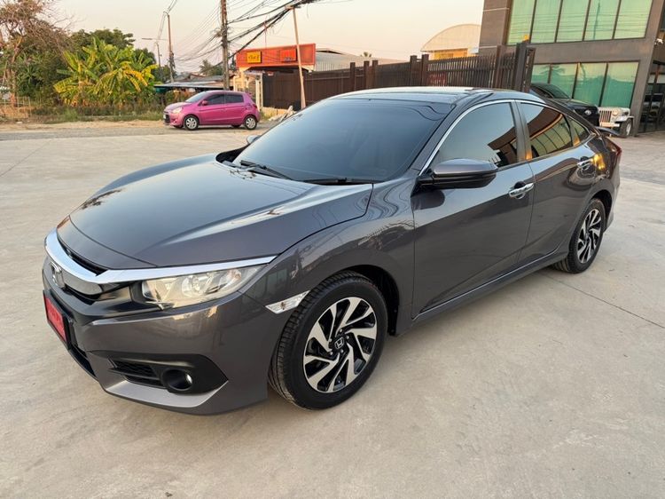 Honda Civic 2018 1.8 EL i-VTEC Sedan เบนซิน ไม่ติดแก๊ส เกียร์อัตโนมัติ เทา รูปที่ 3