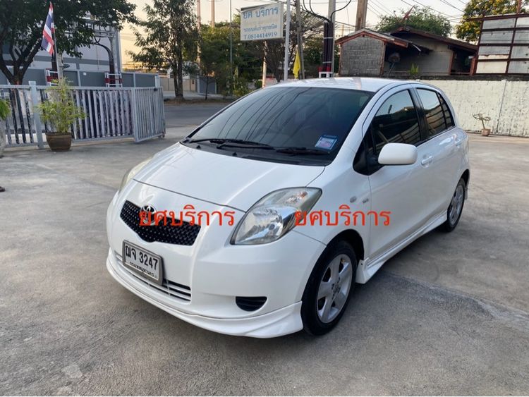 Toyota Yaris 2008 1.5 E Limited Sedan เบนซิน ไม่ติดแก๊ส เกียร์อัตโนมัติ ขาว รูปที่ 3