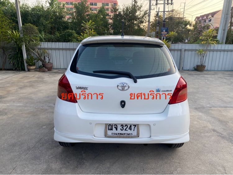 Toyota Yaris 2008 1.5 E Limited Sedan เบนซิน ไม่ติดแก๊ส เกียร์อัตโนมัติ ขาว รูปที่ 4