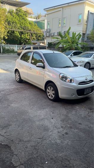 Nissan March 2011 1.2 E Van เบนซิน ไม่ติดแก๊ส เกียร์อัตโนมัติ ขาว รูปที่ 2