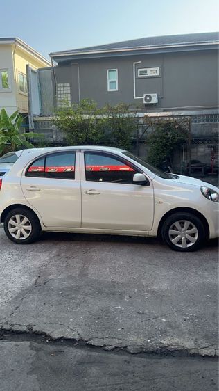 Nissan March 2011 1.2 E Van เบนซิน ไม่ติดแก๊ส เกียร์อัตโนมัติ ขาว รูปที่ 3