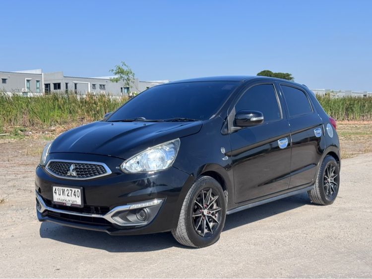 รถ Mitsubishi Mirage 1.2 GLX สี ดำ