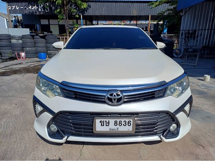 Toyota Camry 2016 2.0 G Extremo Sedan เบนซิน ไม่ติดแก๊ส เกียร์อัตโนมัติ ขาว รูปที่ 3
