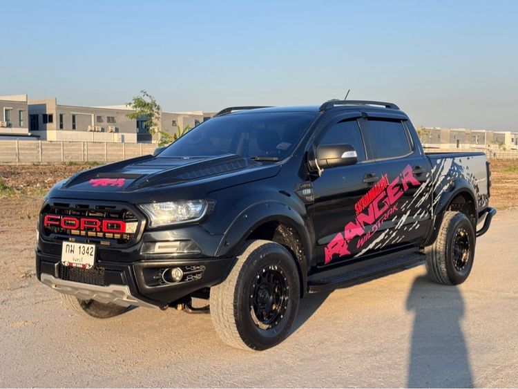 Ford Ranger 2020 2.2 Hi-Rider XLT Pickup ดีเซล ไม่ติดแก๊ส เกียร์อัตโนมัติ ดำ รูปที่ 2