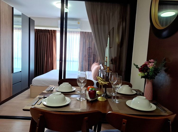 ไม่อนุญาต ตกแต่งครบ เพลิน เพลินคอนโด เลี่ยงเมืองปากเกร็ด รูปที่ 3