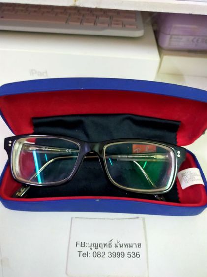 แว่นตา Rayban RB 5225 2034 54-17-145 ของแท้สภาพดี ครบกล่อง เอาไปตัดใส่เลนส์ใหม่ได้เลยครับ รูปที่ 8