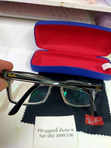 แว่นตา Rayban RB 5225 2034 54-17-145 ของแท้สภาพดี ครบกล่อง เอาไปตัดใส่เลนส์ใหม่ได้เลยครับ รูปที่ 3