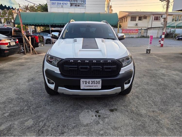 Ford Ranger 2020 2.2 Hi-Rider XLT Pickup ดีเซล ไม่ติดแก๊ส เกียร์อัตโนมัติ ขาว รูปที่ 3