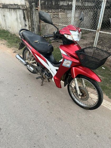 เวฟ110สีแดงขายตามสภาพ มีเล่มเขีว