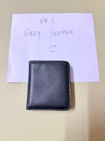 ไม่ระบุ เขียว หนังแท้ ขายกระเป๋าสตางค์ Bellagio รุ่น GiGi หนังวัวแท้พรีเมียม ใบเล็ก สไตล์มินิมอล สี Dark Green สภาพดี