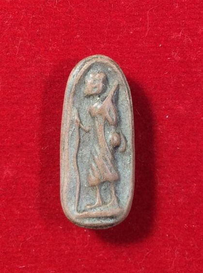 พระสีวลี​ ​พิมพ์ไม่มียาม​ เนื้อดินผสมผง เนื้อเเดง​ หลวงพ่อกวย​ วัด​โฆสิตา​ราม​