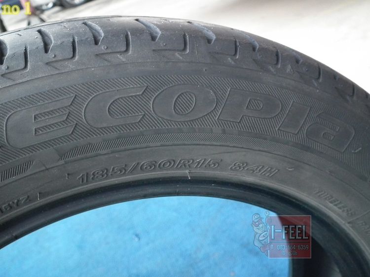 Bridgestone radial 185-60r15 ecopia มี 4เส้น ปี2020 ใช้งานแล้ว รูปที่ 5